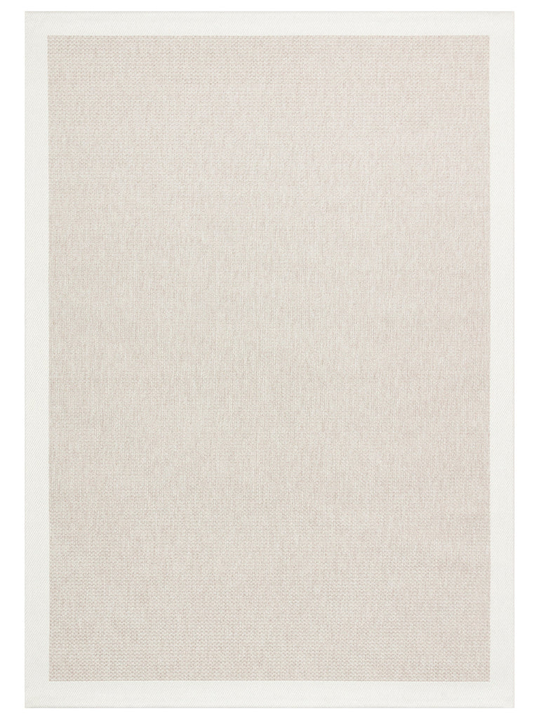 Resort Series Bordered, Dust-Proof, Non-Slip Based, Stylish Rug 05 BEIGE CREAM