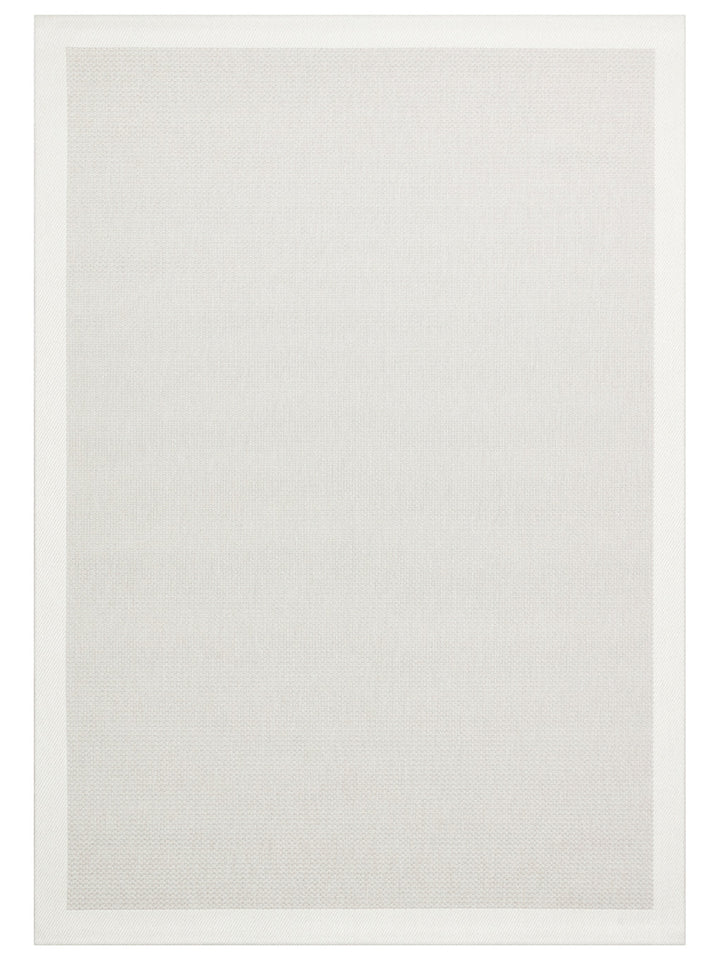 Resort Series Bordered, Dust-Proof, Non-Slip Based, Stylish Rug 05 GREY CREAM