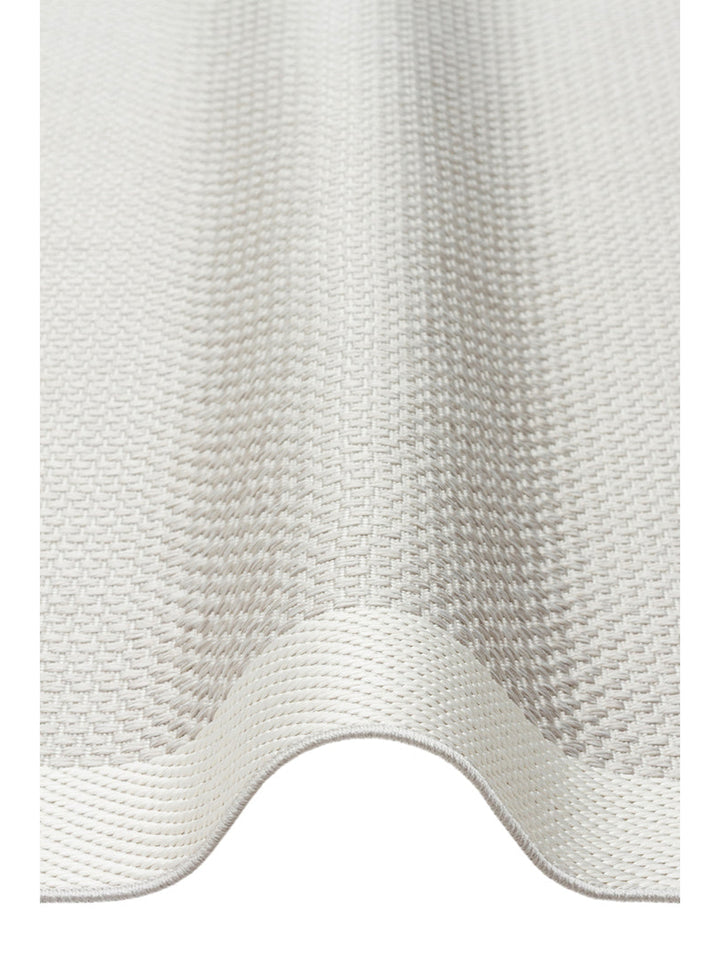Resort Series Bordered, Dust-Proof, Non-Slip Based, Stylish Rug 05 GREY CREAM