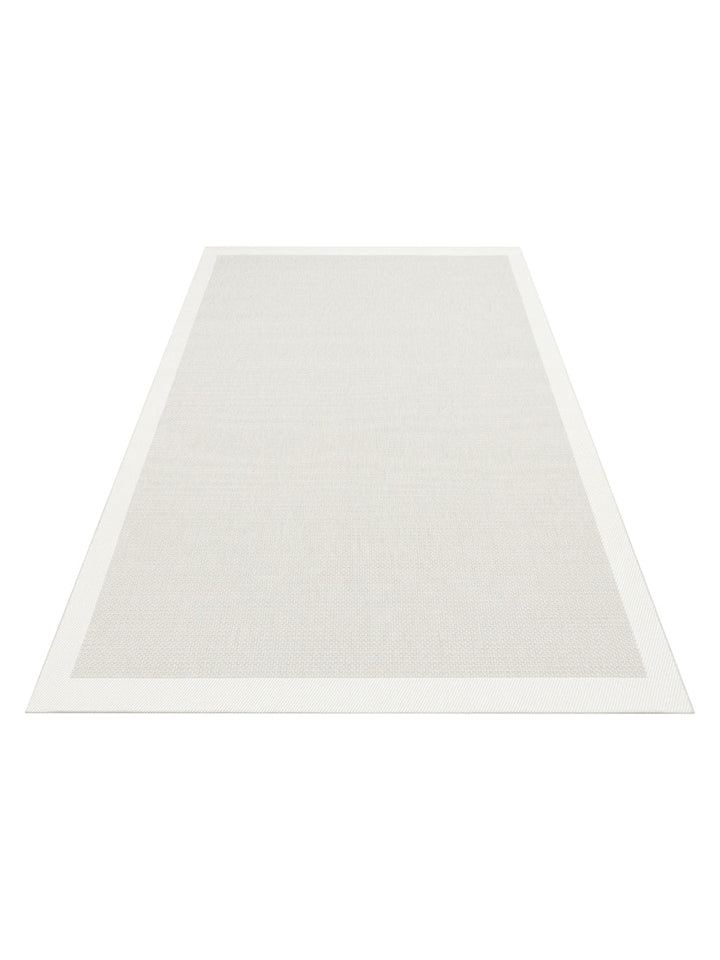 Resort Series Bordered, Dust-Proof, Non-Slip Based, Stylish Rug 05 GREY CREAM
