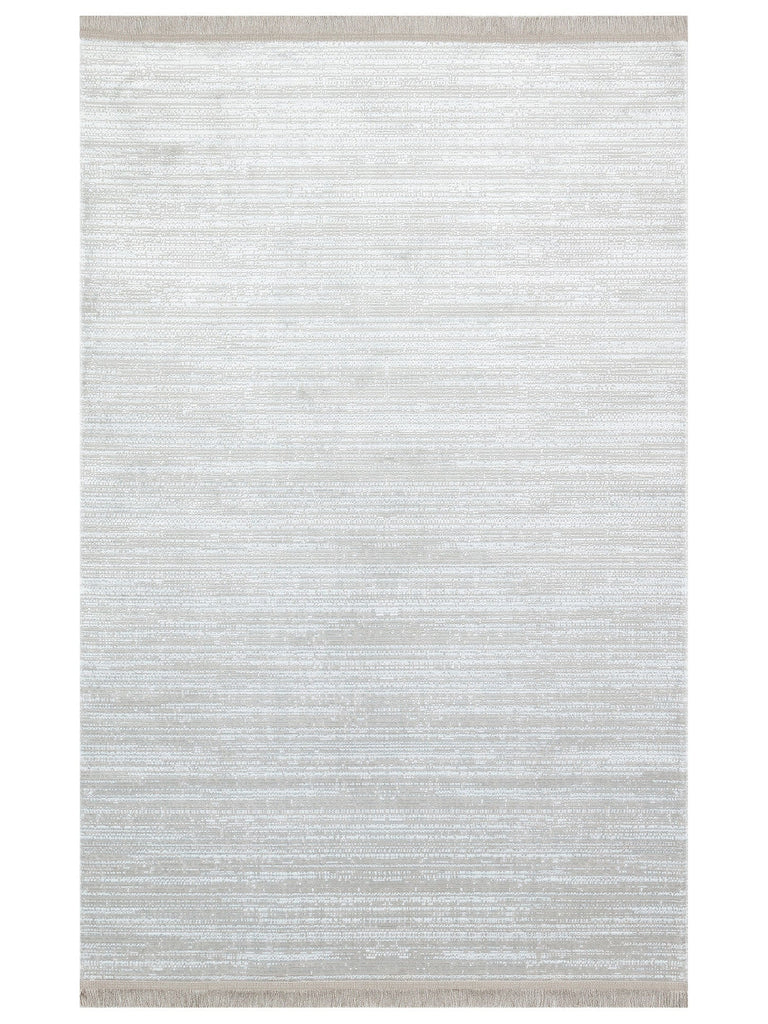 Smooth Washable Non-Slip Shiny Living Room Hallway Thin Weave Modern Carpet 09 GREY XW