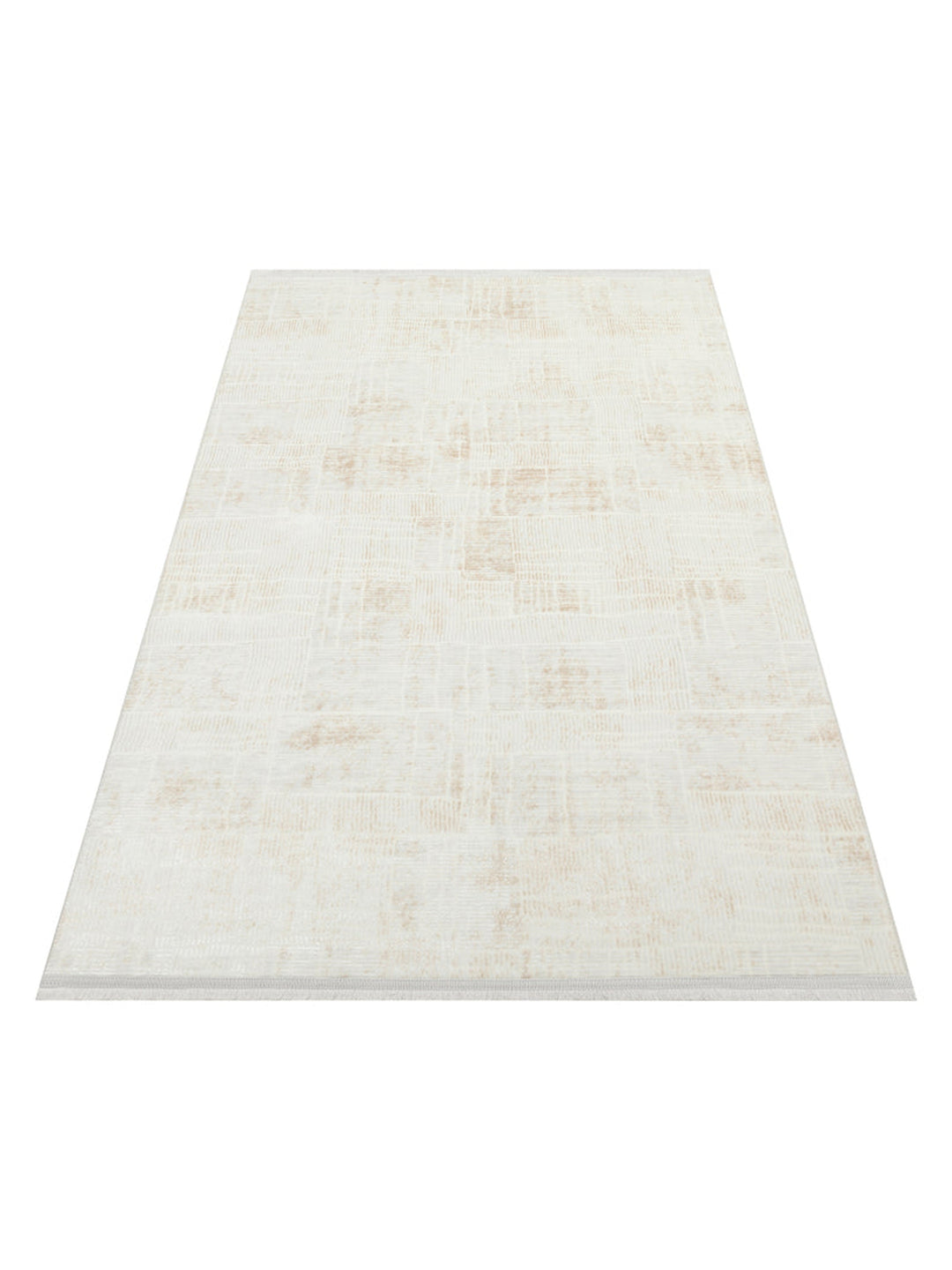 Smooth Washable Non-Slip Bright Living Room Hallway Fine Woven Modern Carpet 23 CREAM XW