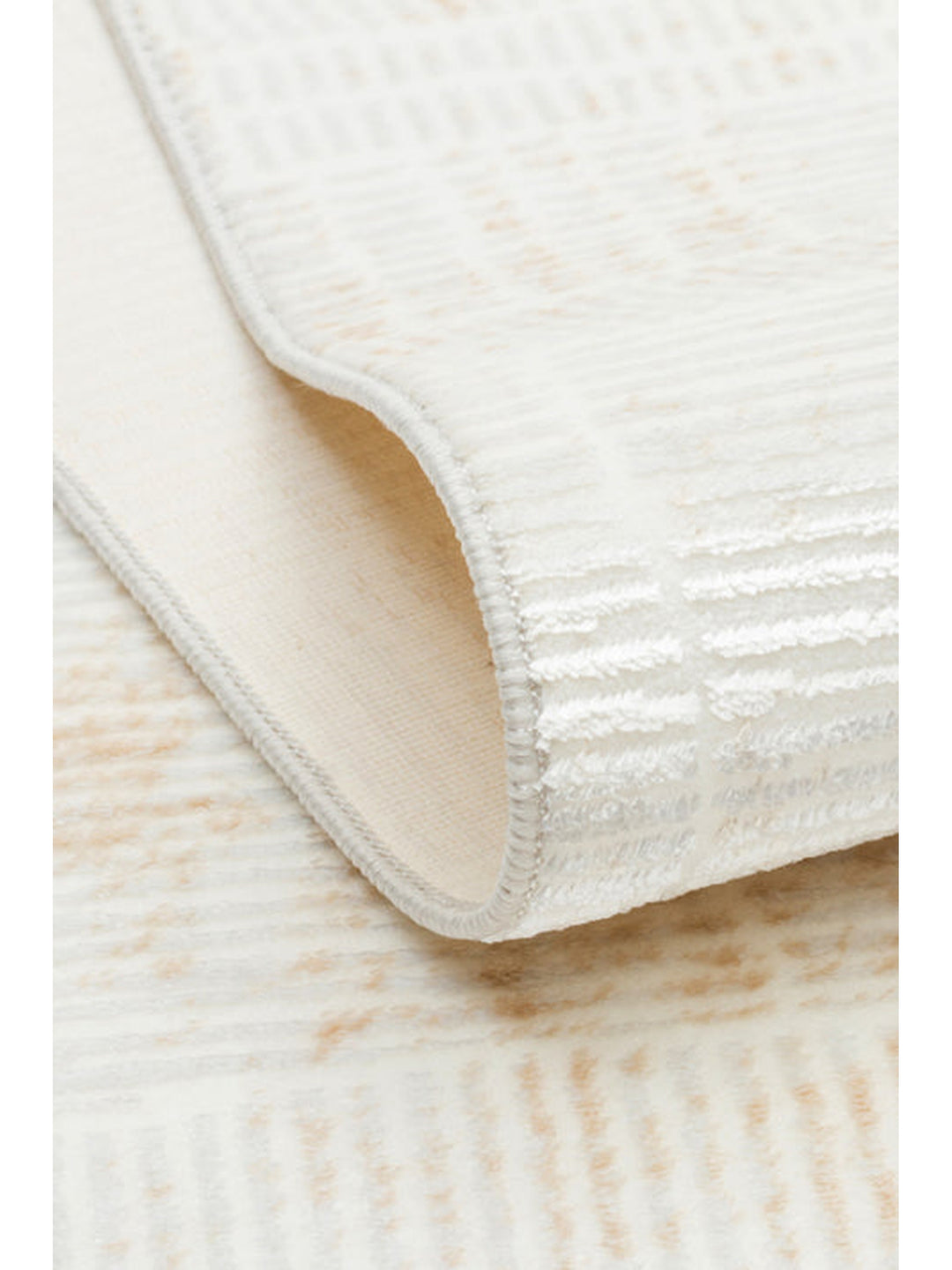 Smooth Washable Non-Slip Bright Living Room Hallway Fine Woven Modern Carpet 23 CREAM XW