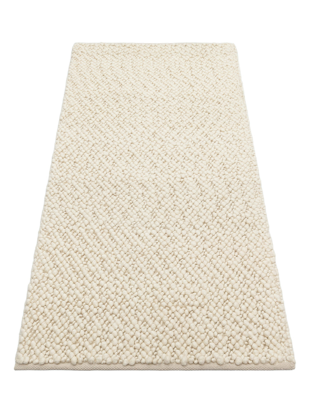 Woolstar %100 Naturel Kazak Desenli Salon Oturma Odası Koridor Antre El Dokuma Örgü Halı 06 CREAM - Carpetdocia