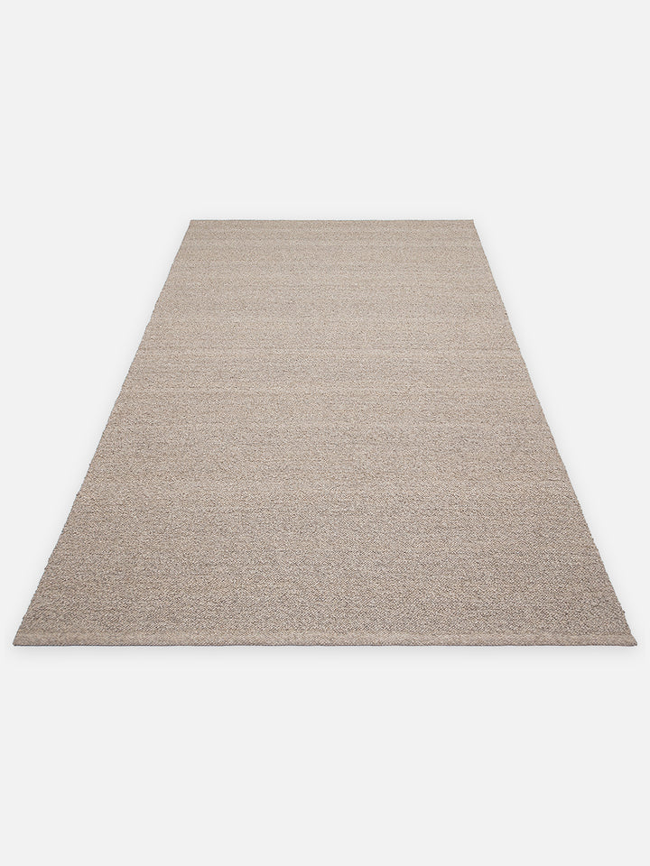 Agra Serisi Yün Polyester ve Pamuk Karışımı El Dokuma Halı DARK STONE - Carpetdocia