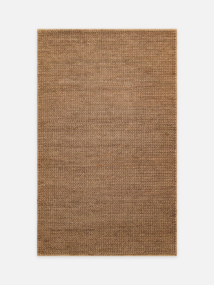Baccarat Jüt %100 Naturel Oturma Odası Koridor Antre Mutfak Balkon El Dokuma Hasır Halı BAC BROWN-4 - Carpetdocia - kusbakisi