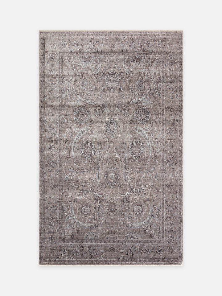 Çırağan %100 Naturel Özel Işıltılı El Emeği ile Özel Tezgahlarda Üretilen TENCEL™ Uşak Halısı 07SMGR - Carpetdocia - kusbakisi