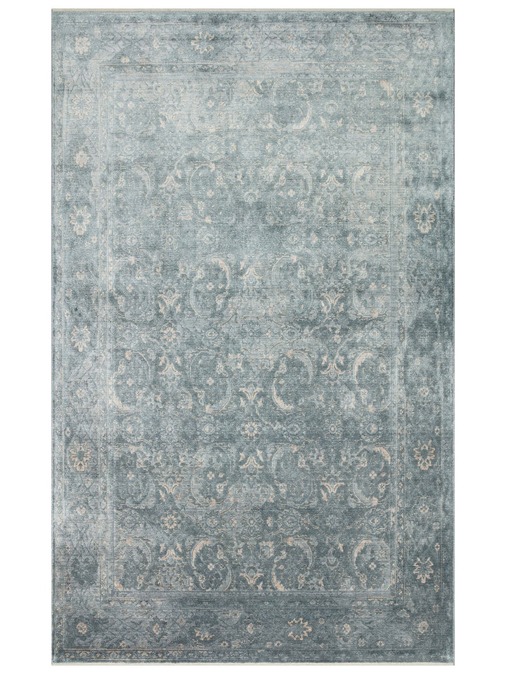 Çırağan %100 Naturel Özel Işıltılı El Emeği ile Özel Tezgahlarda Üretilen TENCEL™ Uşak Halısı 6SKYVZ - Carpetdocia