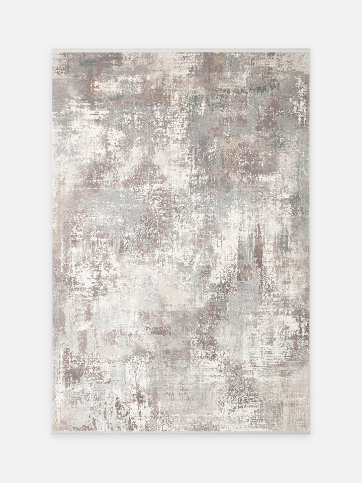 Elegant Özel Işıltılı Yüksek Kaliteli Sık Dokuma Salon Oturma Odası Koridor Modern Halı 35GREYBEIGEX - Carpetdocia - kusbakisi