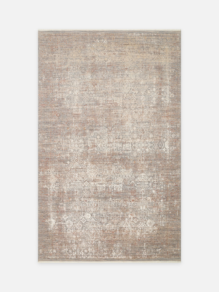 Göreme Serisi Yüksek Alçak Dokulu Yüksek Kaliteli Sık Dokuma Modern Salon Halısı 02 BEIGE - Carpetdocia - kusbakisi