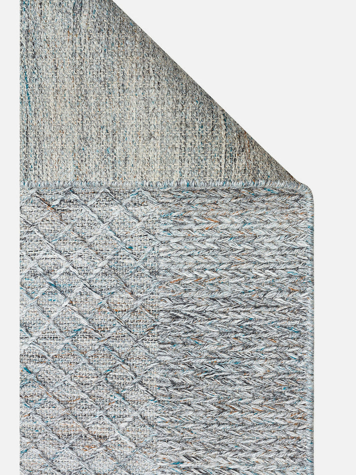 Herringbone Serisi El Dokuma Modern Etnik Salon Oturma Odası Yatak Odası Halı BLUE - Carpetdocia