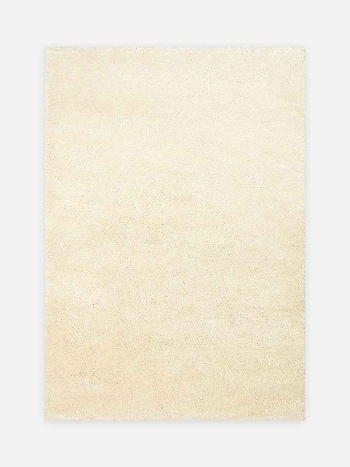Kanin Serisi El Dokuma Shaggy Yumuşak Salon Oturma Odası Yatak Odası Halı IVORY - Carpetdocia - kusbakisi