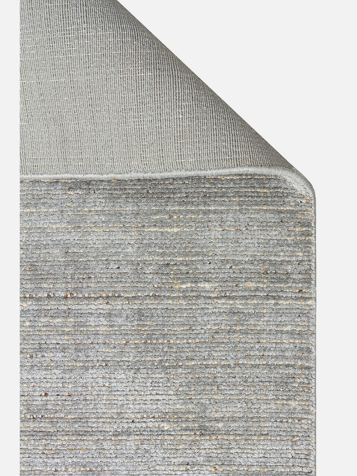 Kelly Serisi %100 Naturel Yün ve Viskon El Dokuma Salon Oturma Odası Yatak Odası Halı GREY - Carpetdocia