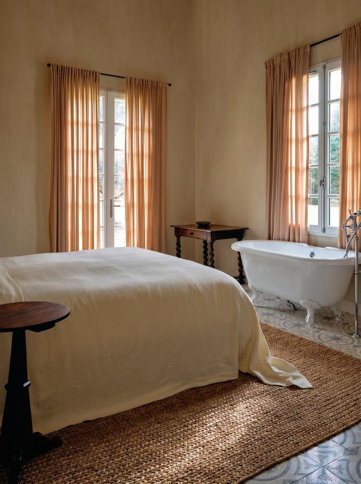 Baccarat Jüt %100 Naturel Oturma Odası Koridor Antre Mutfak Balkon El Dokuma Hasır Halı BAC BROWN-4 - Carpetdocia