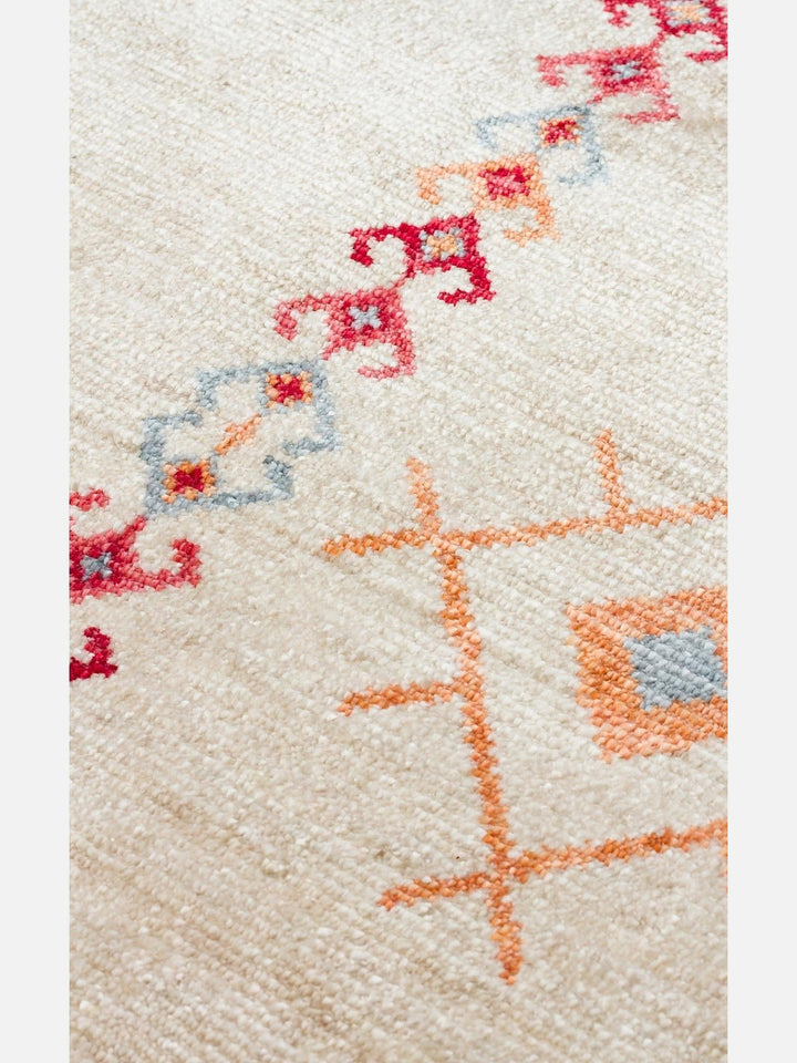 Oushak Carnaval %100 Naturel Kolay Temizlenir El Emeğiyle Üretilen TENCEL™ Modern Uşak Halısı 20 LIGHT MULTY - Carpetdocia