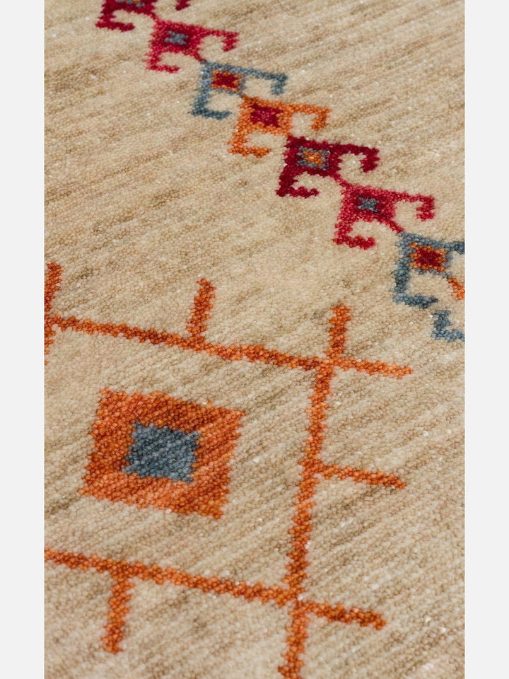 Oushak Carnaval %100 Naturel Kolay Temizlenir El Emeğiyle Üretilen TENCEL™ Modern Uşak Halısı 20 LIGHT MULTY - Carpetdocia