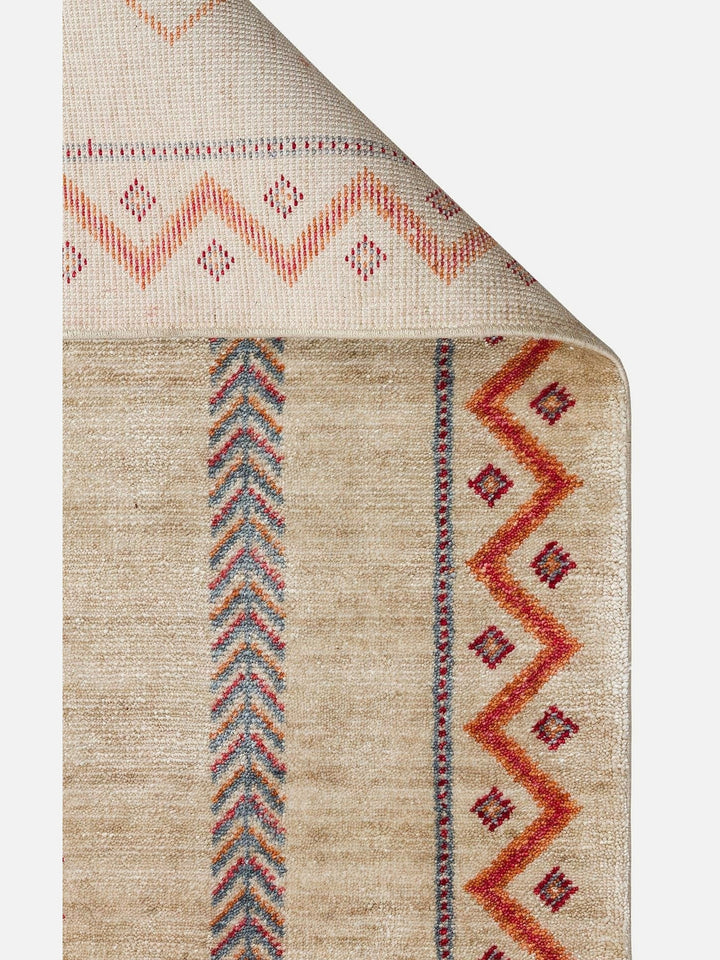 Oushak Carnaval %100 Naturel Kolay Temizlenir El Emeğiyle Üretilen TENCEL™ Modern Uşak Halısı 20 LIGHT MULTY - Carpetdocia