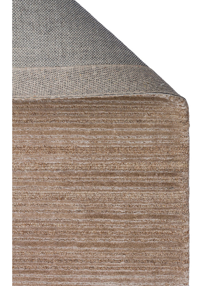 Alfombra tejida a mano de mezcla de lana y TENCEL™ serie Palermo BEIGE