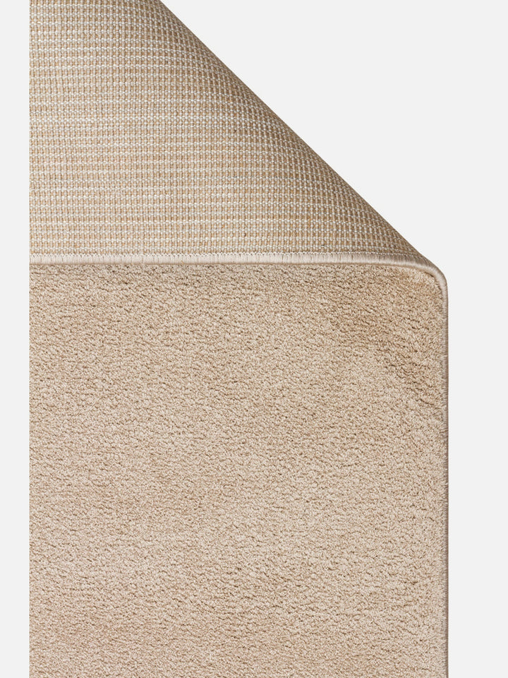 Peace Art Hav Toz Vermez Yumuşak Tuşeli Zarif Shaggy Halı 02 BEIGE - Carpetdocia