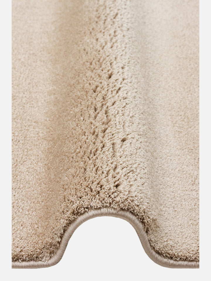 Peace Art Hav Toz Vermez Yumuşak Tuşeli Zarif Shaggy Halı 02 BEIGE - Carpetdocia