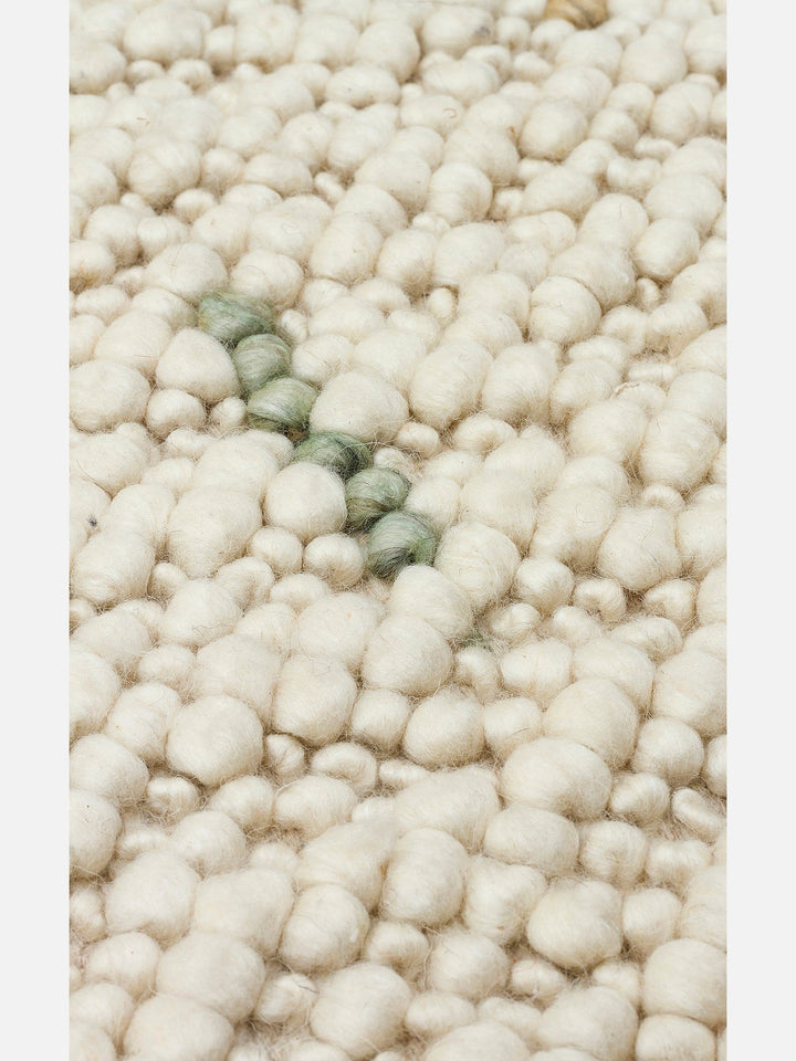 Woolstar %100 Naturel Kazak Desenli Salon Oturma Odası Koridor Antre El Dokuma Örgü Halı JD6MUL - Carpetdocia