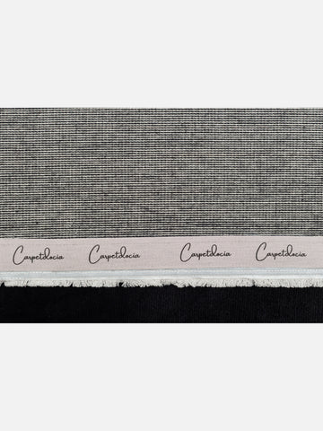 Victoria %100 TENCEL™ Lyocell El Emeği ile Üretilen Halı MIDNIGHT ONYX Carpetdocia kenar şeridi detayı