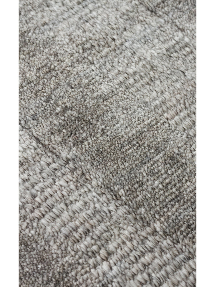 Brasilia Handgefertigter Moderner Schlichter Eleganter TENCEL™ Spezieller Schwarzer Webstuhl-Teppich 01 ANTHRACITE