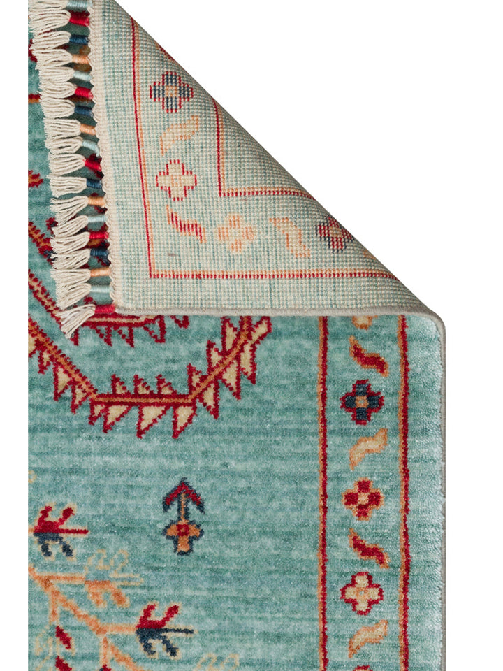 Oushak Carnival 100% Natural Easy to Clean Handmade TENCEL™ Modern Uşak Carpet 22TURK