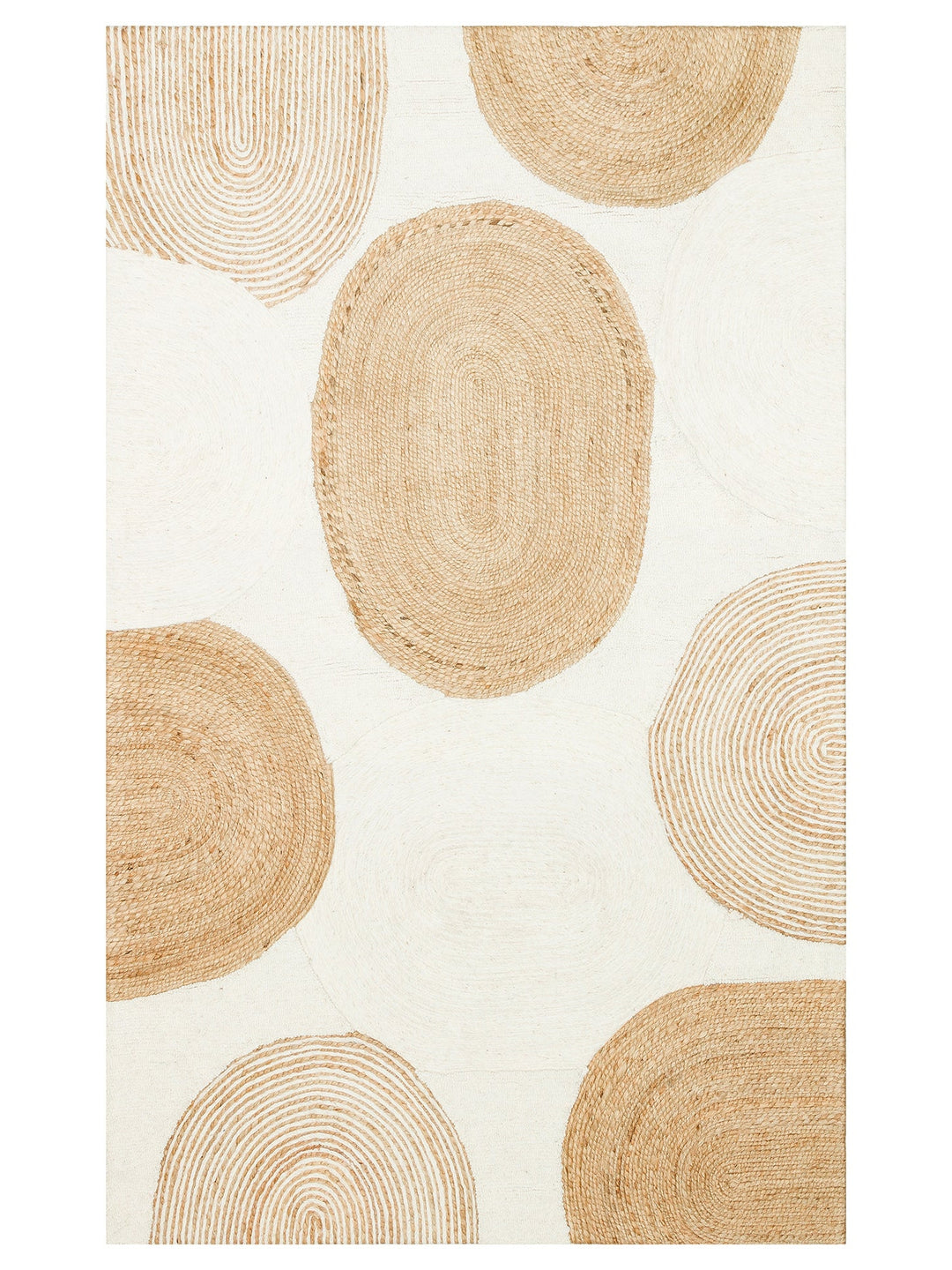 Woolstar 100 % Natur Kasachischer Muster Wohnzimmer Sitzzimmer Flur Eingang Handgewebter Gestrickter Teppich 902NATWHITE