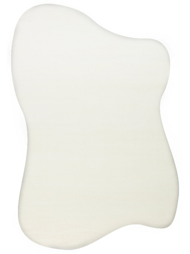 Peace Art Hav Staubabweisender Weicher Griff Eleganter Shaggy Teppich 01 WEISS