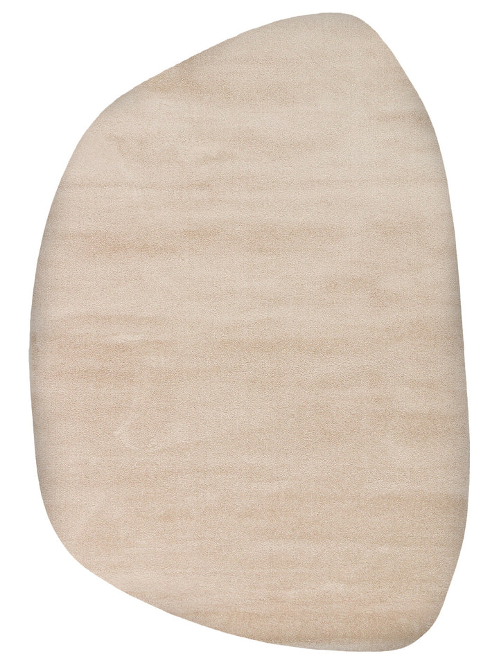 Tapis Shaggy Élégant à Toucher Doux Peace Art Hav Ne Donne Pas de Poussière 03 BEIGE