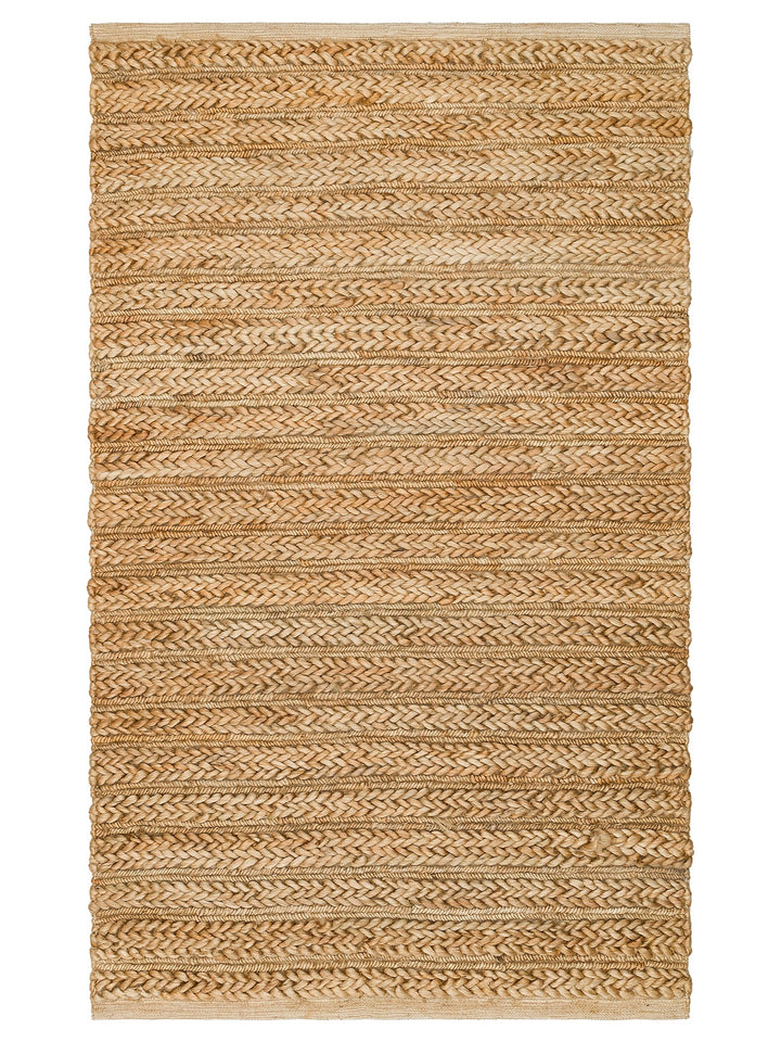 Baccarat Jüt %100 Naturel Oturma Odası Koridor Antre Mutfak Balkon El Dokuma Hasır Halı BAC MIX NAT - Carpetdocia