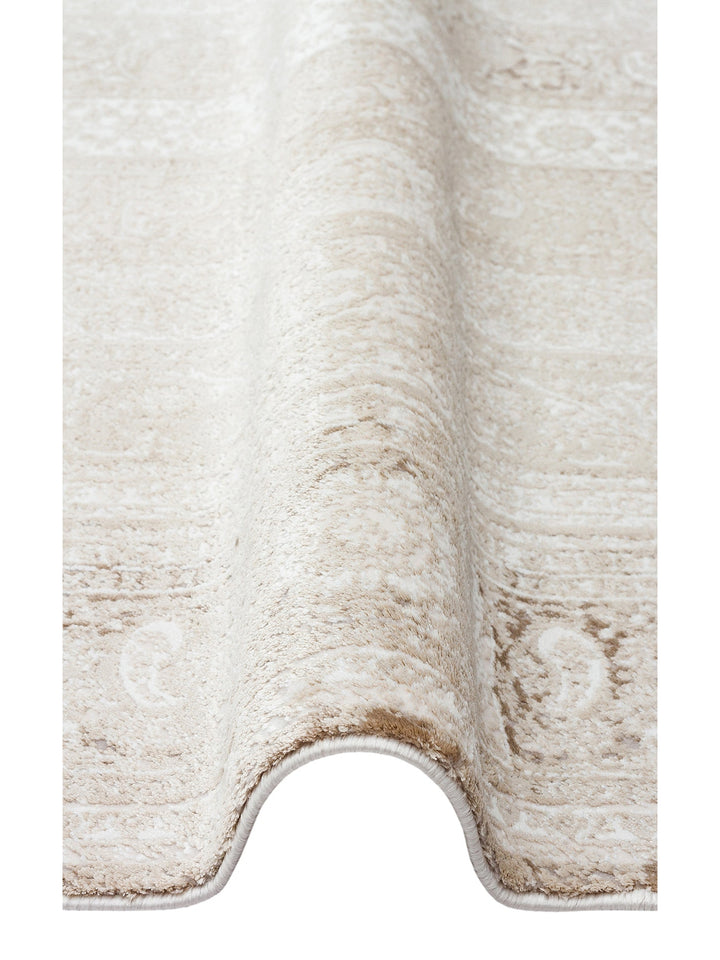 Cairo Serisi Extra Yumuşak Dokulu Sık Dokuma Modern Desenlere Sahip Şık Salon Halısı 01 BEIGE - Carpetdocia