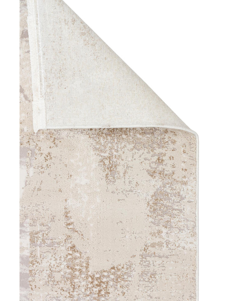 Cairo Serisi Extra Yumuşak Dokulu Sık Dokuma Modern Desenlere Sahip Şık Salon Halısı 06 BEIGE GREY - Carpetdocia