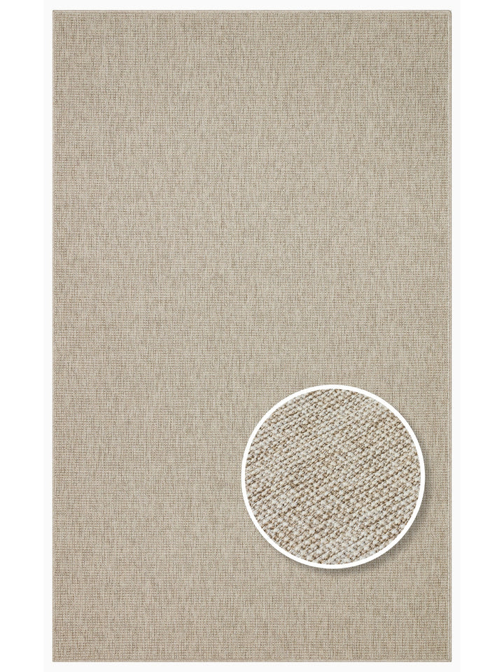 Dream İç ve Dış Mekan Kullanımına Uygun Kolay Temizlenebilir Sisal Görünümlü Halı 2703 L.BEIGE - Carpetdocia