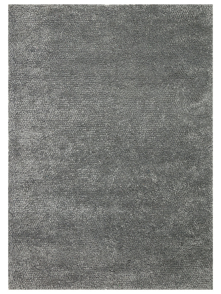 Kanin Series Hand Woven Shaggy Soft Living Room Sitting Room Bedroom Carpet GREY