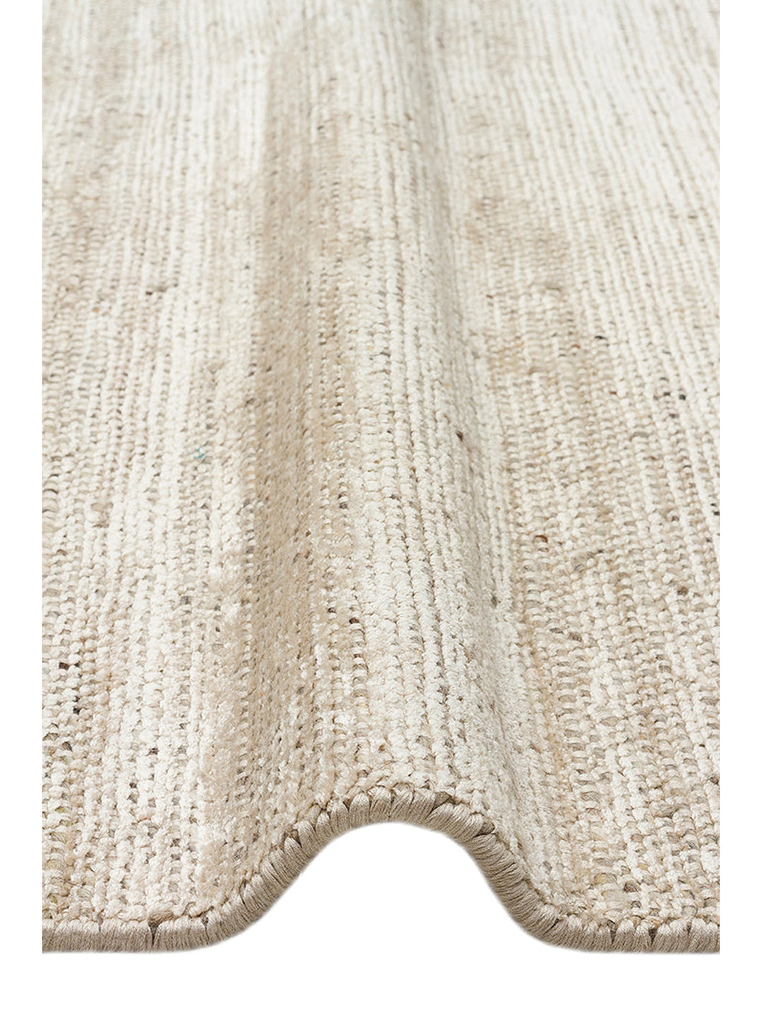 Kelly Serisi %100 Naturel Yün ve Viskon El Dokuma Salon Oturma Odası Yatak Odası Halı BEIGE - Carpetdocia