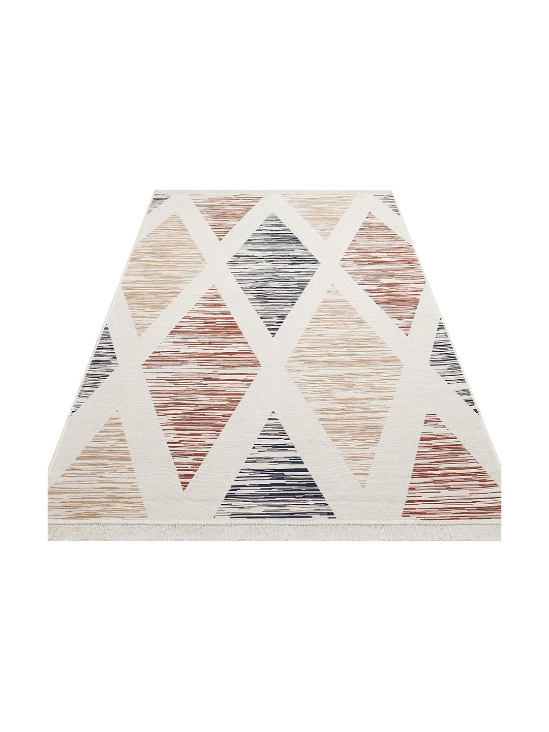 Maya %100 Naturel Pamuk Yıkanabilir Çift Taraflı Oturma Odası Mutfak Koridor Modern Kilim 38 MULTY - Carpetdocia