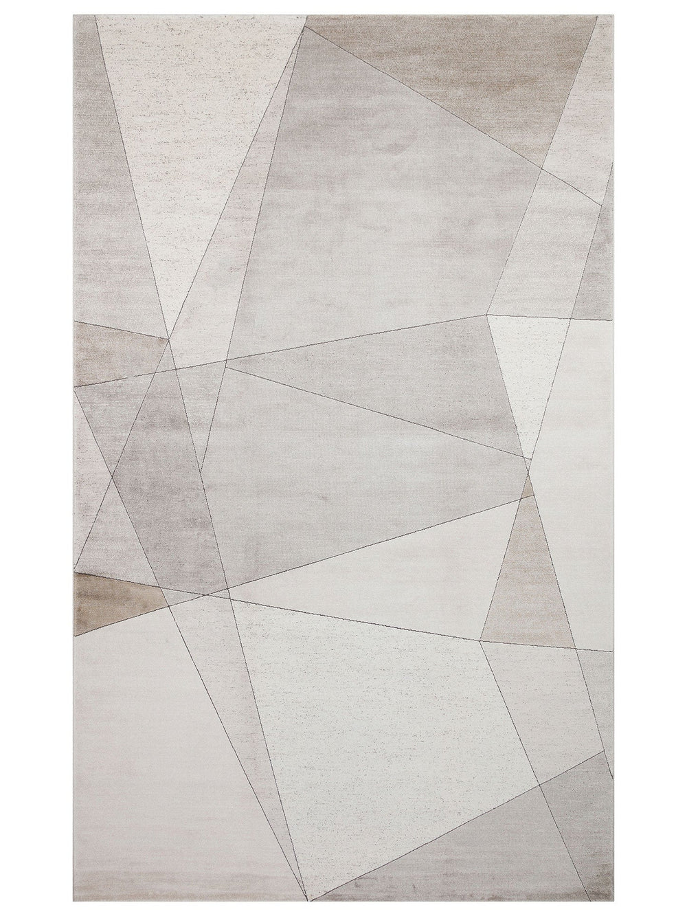 Monza Geometrik Desenli Yüksek Kalite Sık Dokuma Parlak Modern Salon Halısı 07 CREAM GOLD - Carpetdocia