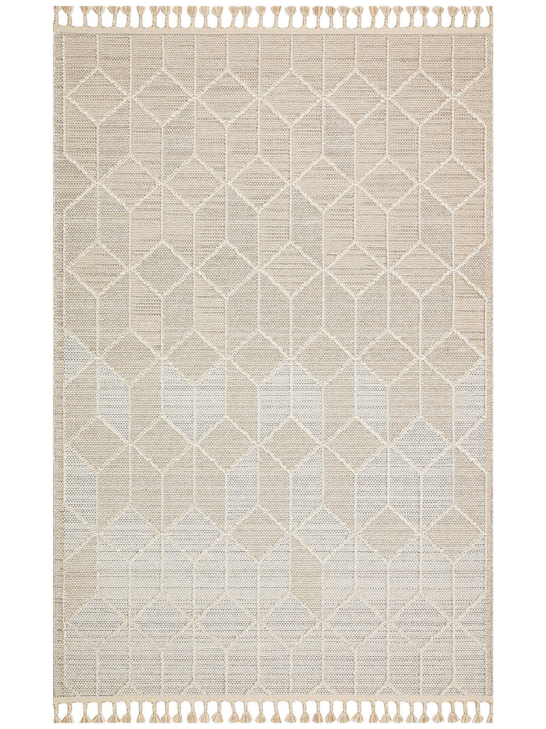 Ole Serisi Hasır Dokuma Oturma Odası Salon Koridor Antre Mutfak Modern İskandinav Halı 03 BEIGE - Carpetdocia