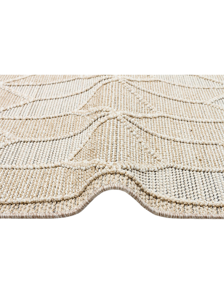 Ole Serisi Hasır Dokuma Oturma Odası Salon Koridor Antre Mutfak Modern İskandinav Halı 03 BEIGE - Carpetdocia