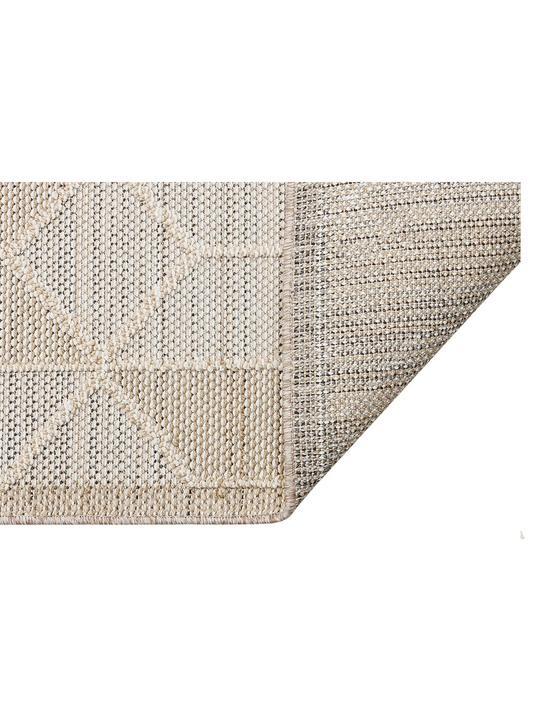 Ole Serisi Hasır Dokuma Oturma Odası Salon Koridor Antre Mutfak Modern İskandinav Halı 03 BEIGE - Carpetdocia
