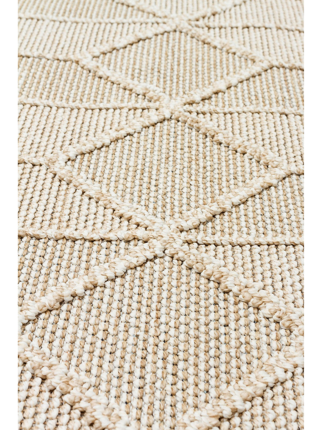 Ole Serisi Hasır Dokuma Oturma Odası Salon Koridor Antre Mutfak Modern İskandinav Halı 03 BEIGE - Carpetdocia