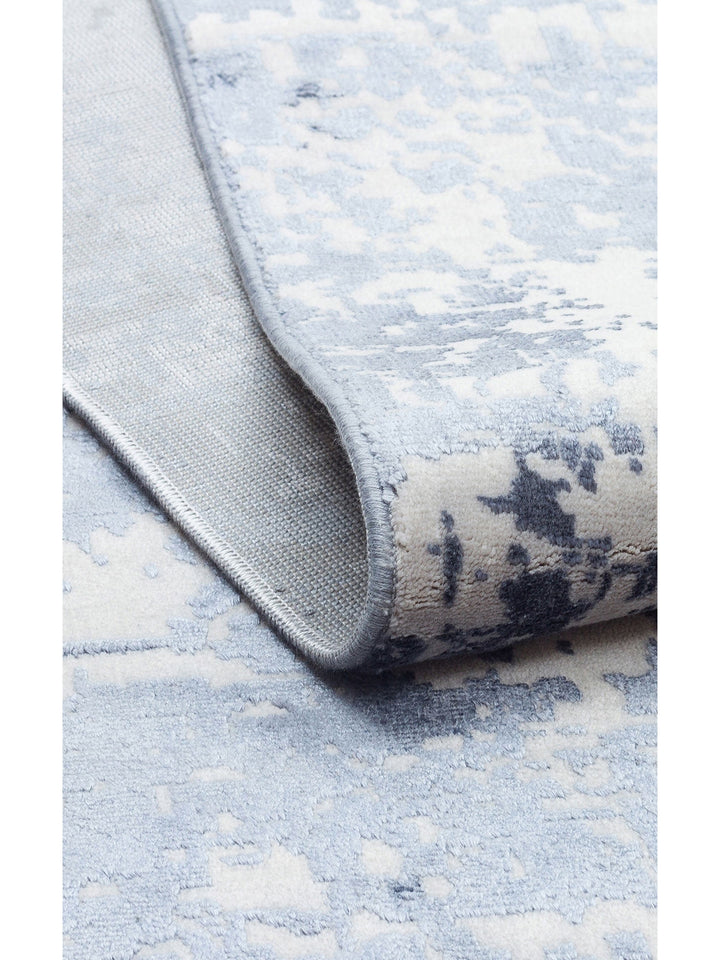 Paris Parlak İpeksi Görünümlü Salon Oturma Odası Koridor Antre Modern Halı 01 DENIM NW - Carpetdocia