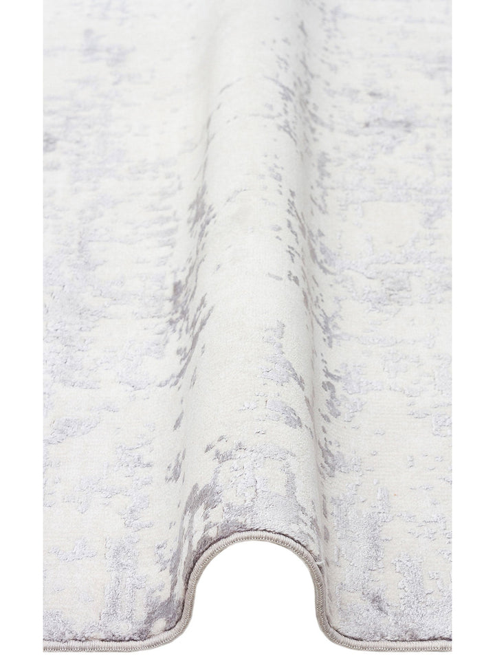 Paris Parlak İpeksi Görünümlü Salon Oturma Odası Koridor Antre Modern Halı 01 GREY NW - Carpetdocia
