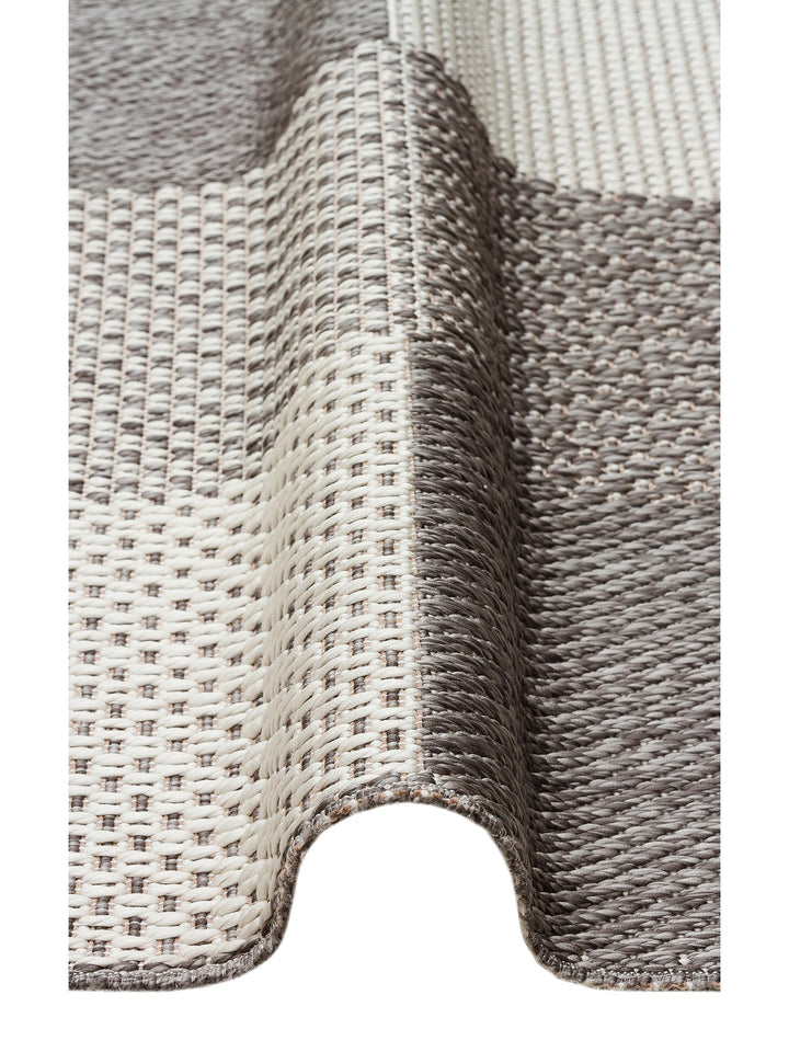 Resort Pamuklu Kaymaz Tabanlı Oturma Odası Koridor Antre Mutfak Şık Kilim 01 GREY - Carpetdocia