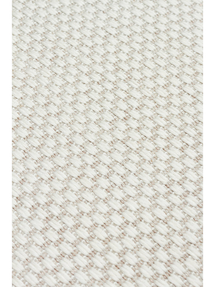 Resort Serisi Bordürlü Hav Toz Vermez Kaymaz Tabanlı Şık Kilim 05 CREAM BEIGE