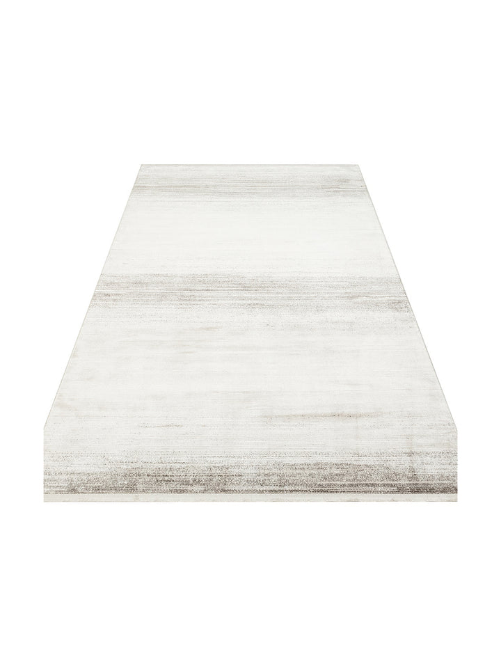 Sahra Serisi Viskon Karışımlı Parlak Şık Salon Halısı 01 CREAM GREY - Carpetdocia