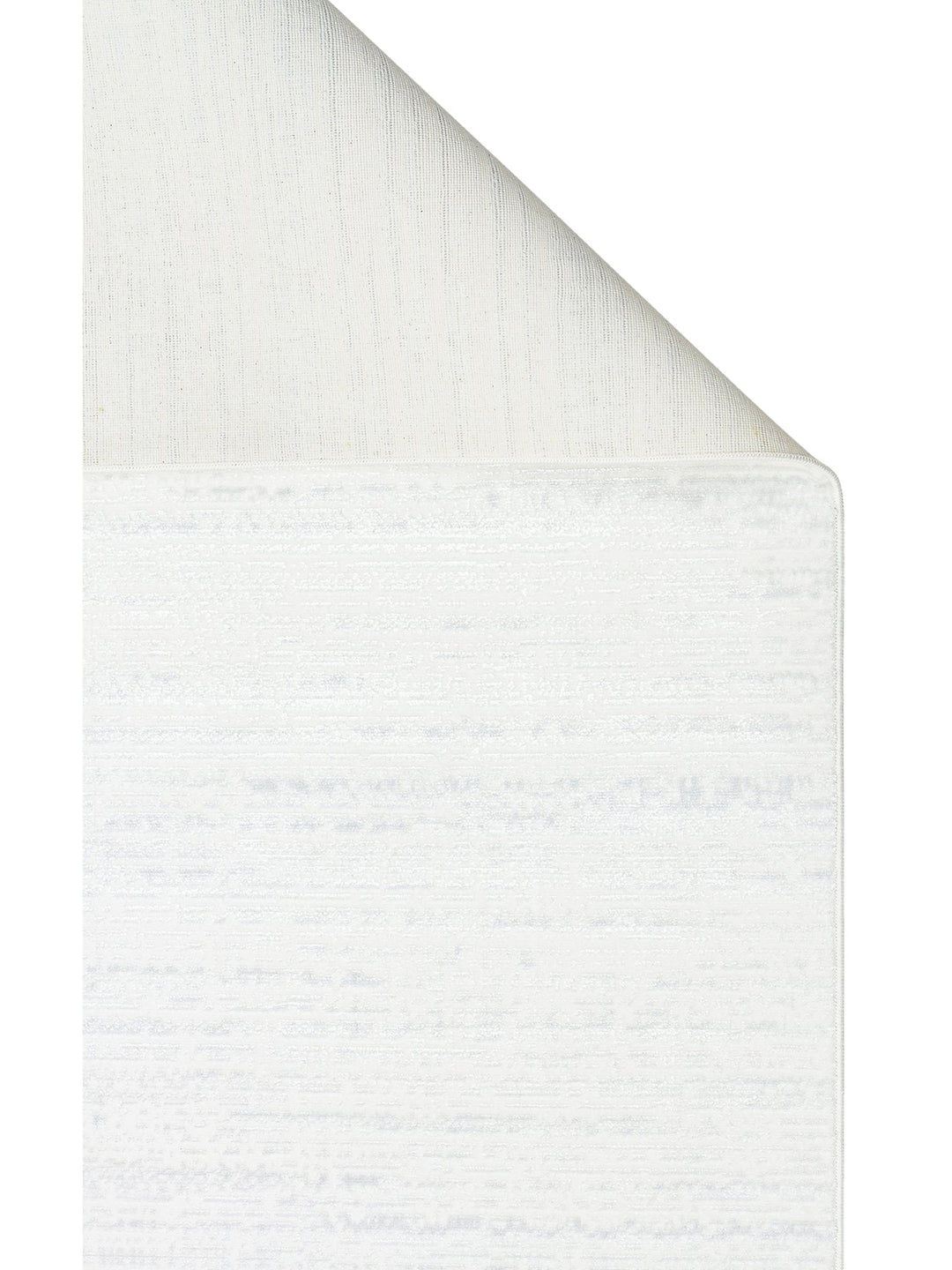 Smooth Yıkanabilir Kaymaz Parlak Oturma Odası Salon Koridor İnce Dokuma Modern Halı 101 CREAM XW - Carpetdocia