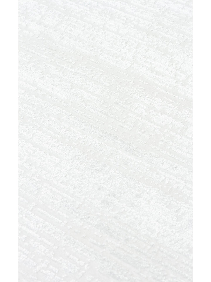 Smooth Yıkanabilir Kaymaz Parlak Oturma Odası Salon Koridor İnce Dokuma Modern Halı 101 CREAM XW - Carpetdocia